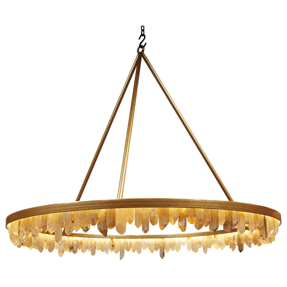Natural Quartz Chandeliers