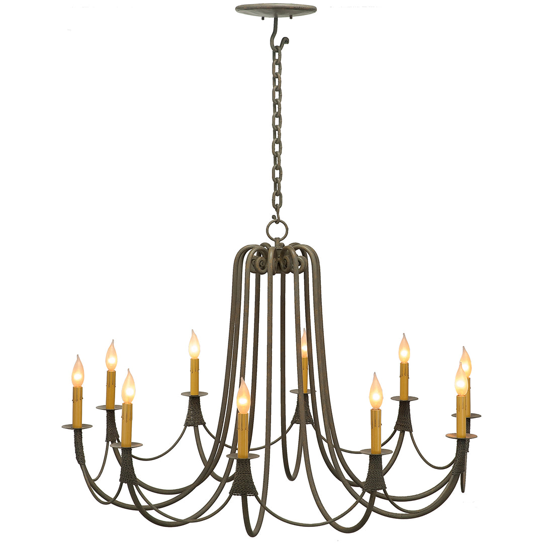 1402 Wrought Iron Chandelier
