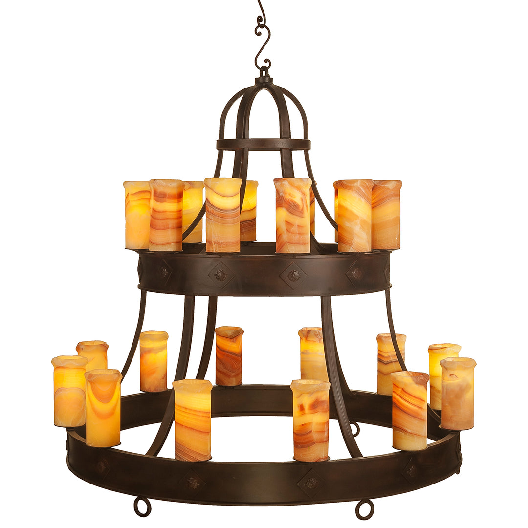 1565 / Amber and Red Onyx