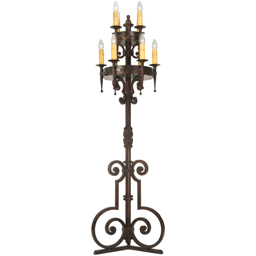 1656 Fleur de lis Floor Lamp
