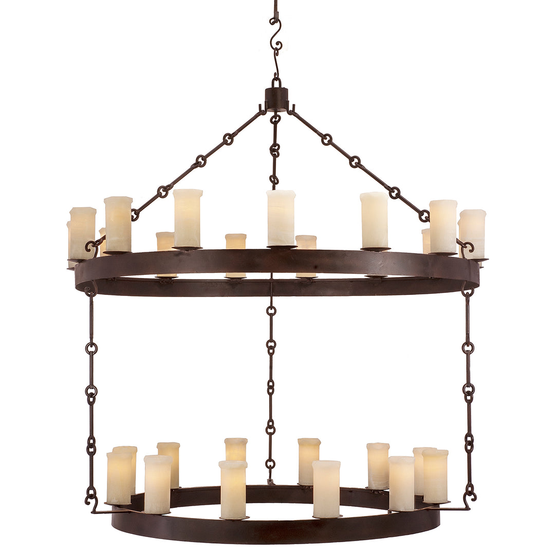 2678 2 Tier / 27 Lights / White Onyx