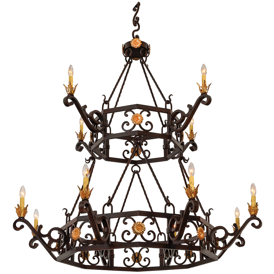 2944 Wrought iron chandelier **