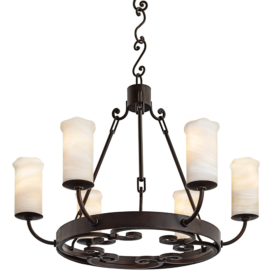 3110 Frame Medallion / Onyx / 6 Lights