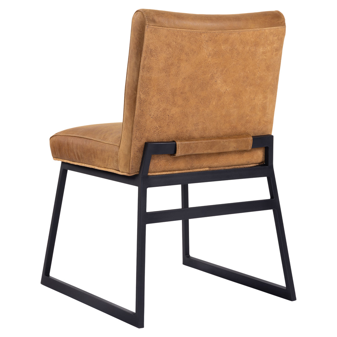 Iron &amp; Leather Chair