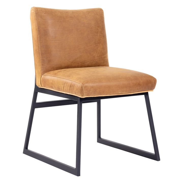 Iron &amp; Leather Chair
