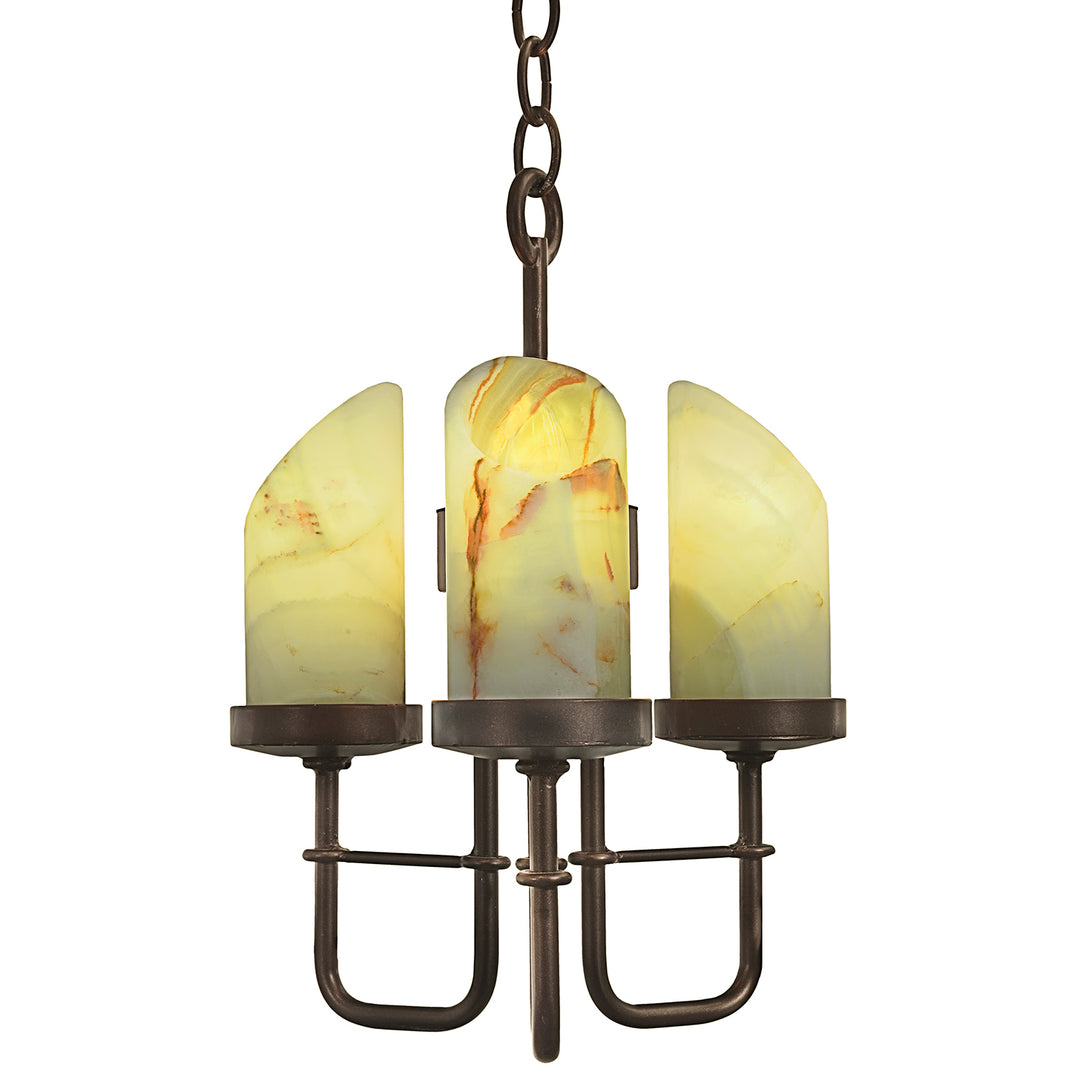Cross Cut Pendant w/ Onyx