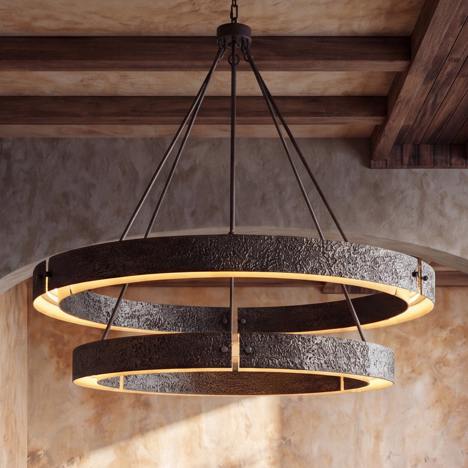 Ashore Lighting, Dallas Texas, wrought iron designer lighting manufacturer, studio scene