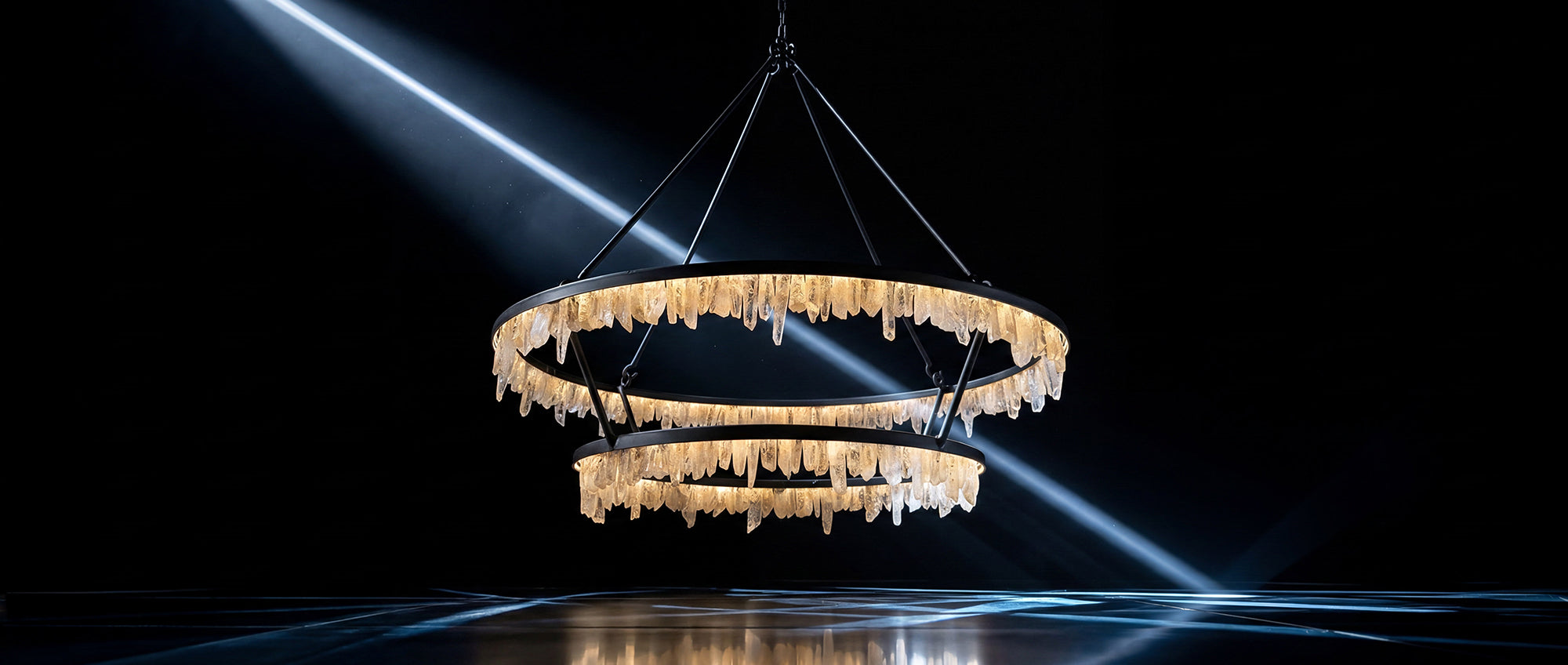 Ashore Lighting, Dallas Texas, wrought iron designer lighting manufacturer, studio scene