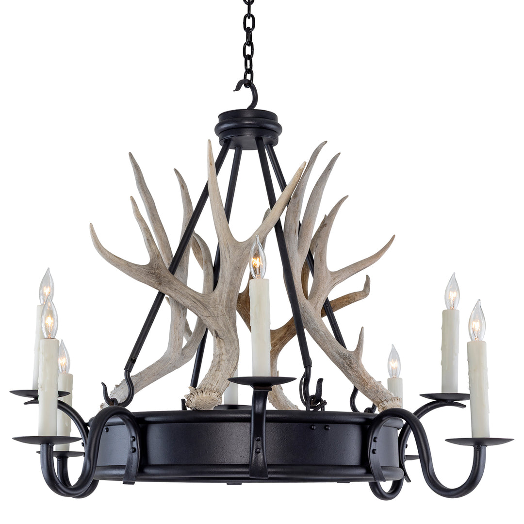 utah wrought iron antler chandelier handcrafted by ashore lighting dallas texas natural shed antlers rustic luxury chandelier